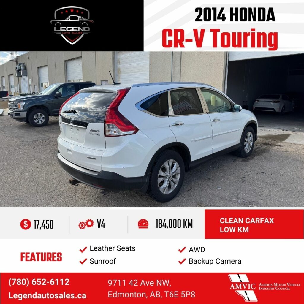 2014 Honda Cr-V Touring / Clean Carfax