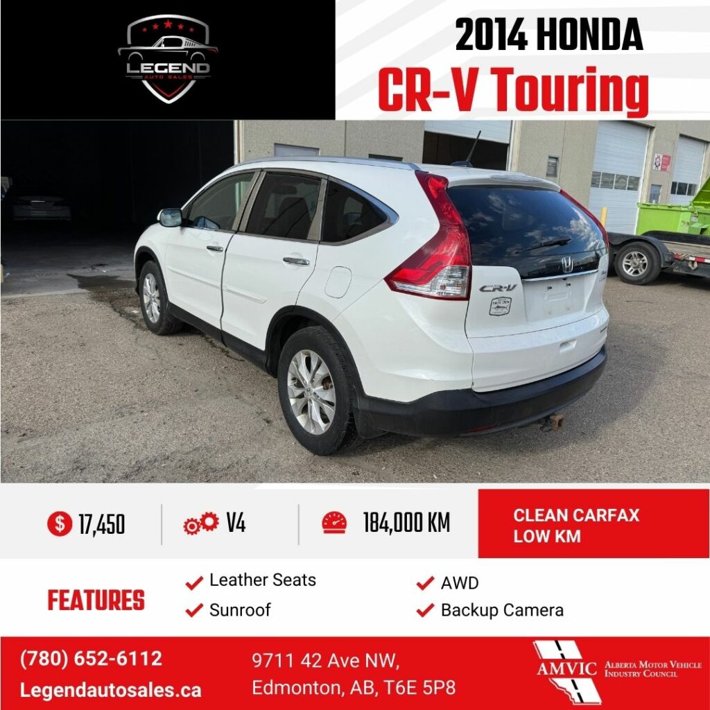2014 Honda Cr-V Touring / Clean Carfax